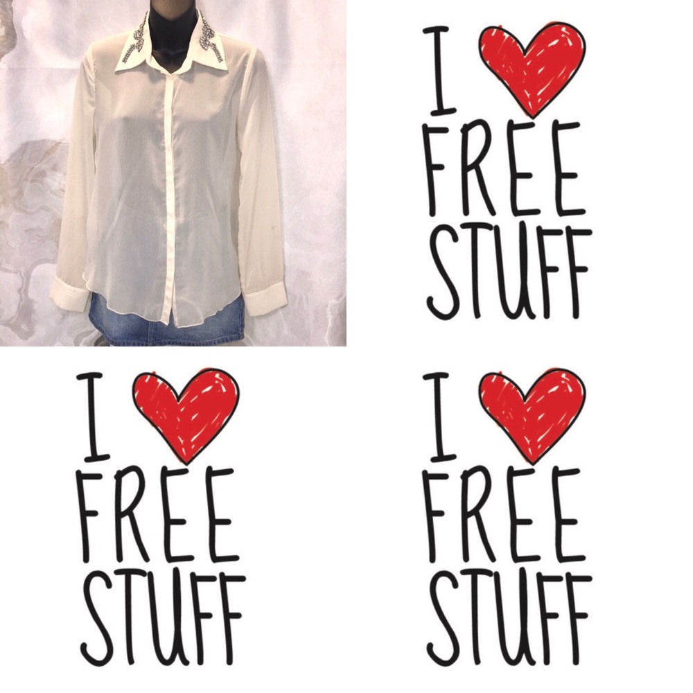 *FREE❣️Costa Blanca Blouse